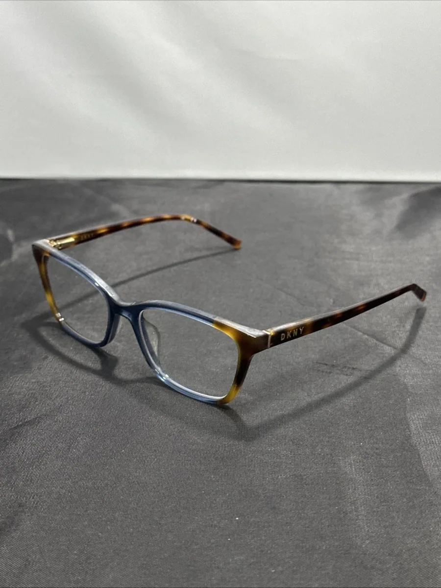 DKNY DK5034 240 Tortoise Navy Authentic Eyeglasses Frames Only 53-17-135