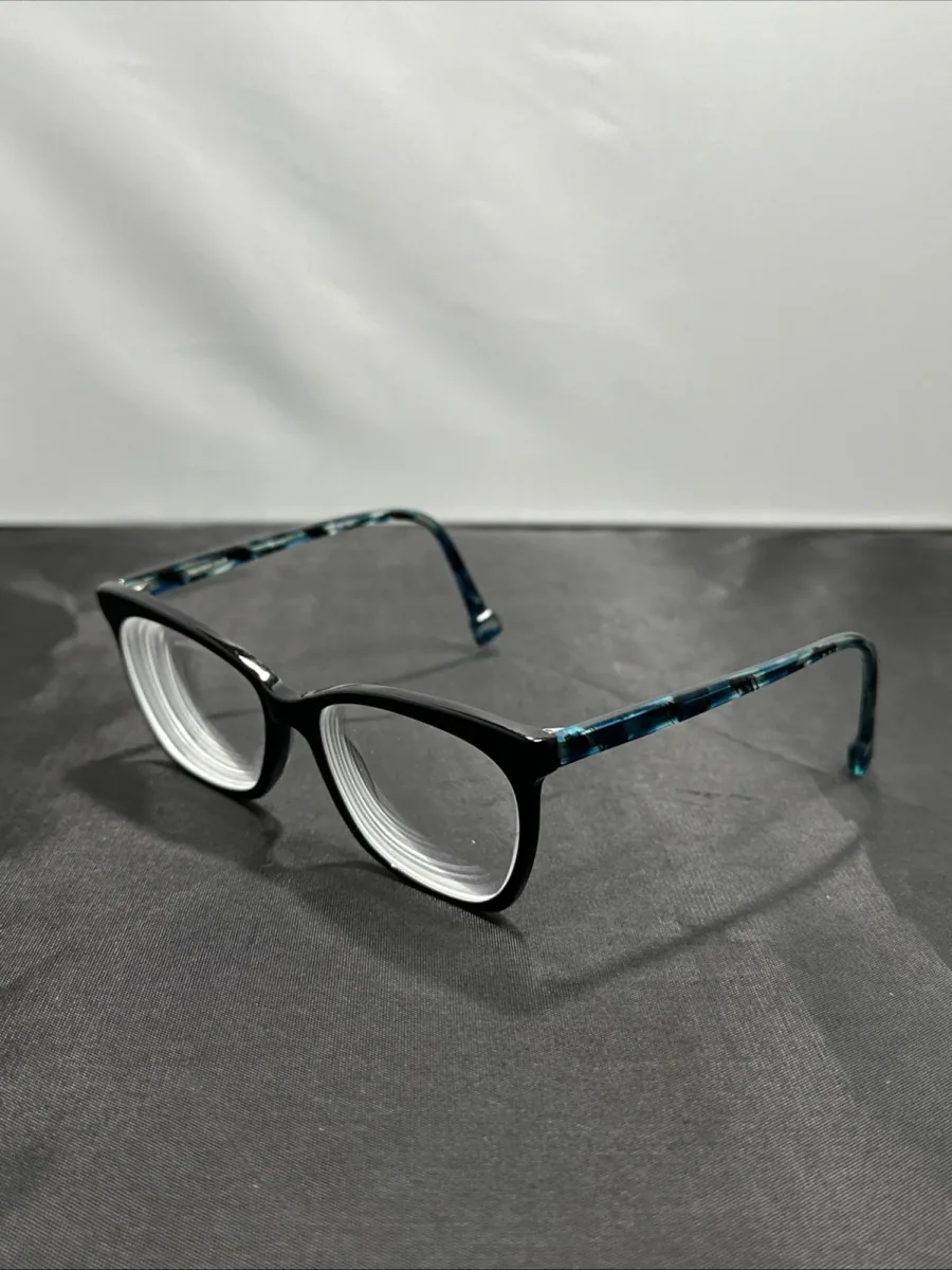 Heartland JULIE Eyeglasses Frames Only Womens 53-16-145 Black Cat Eye Full Rim