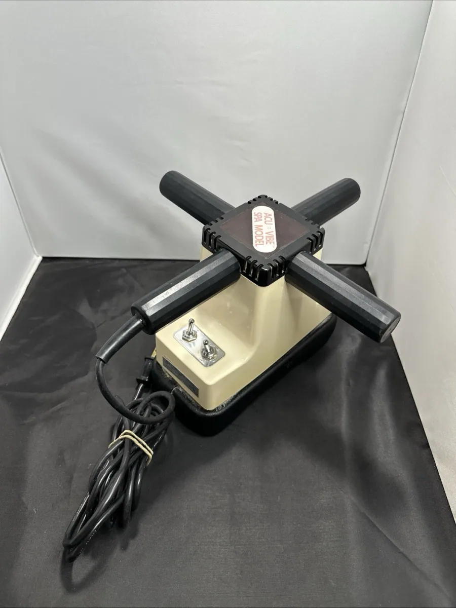 VTG ACUVIBE SPA MODEL Hand Held 2-Speed FULL BODY MASSAGER Vibrator Tested Works