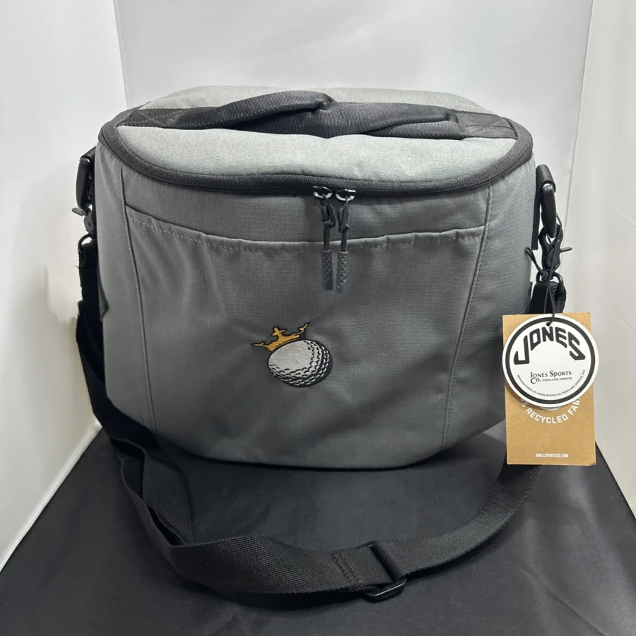 Jones Sports Co Insulated Utility Cooler Bag Gray Golf Shoulder Strap